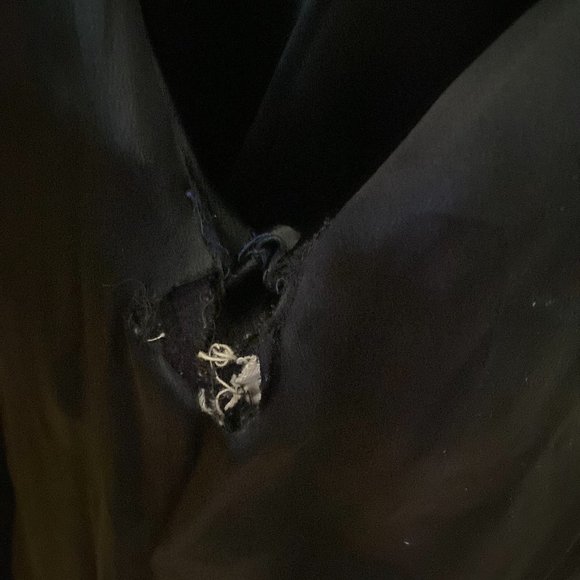 Vintage Famous Barr Black Coat from Parkmoor NY with Fur Collar - Picture 8 of 10